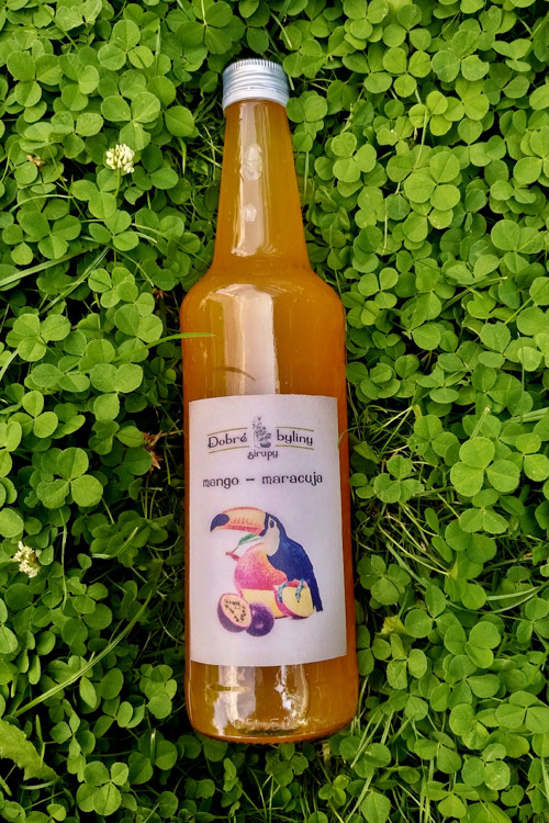 Domácí sirup Mango-maracuja 500ml