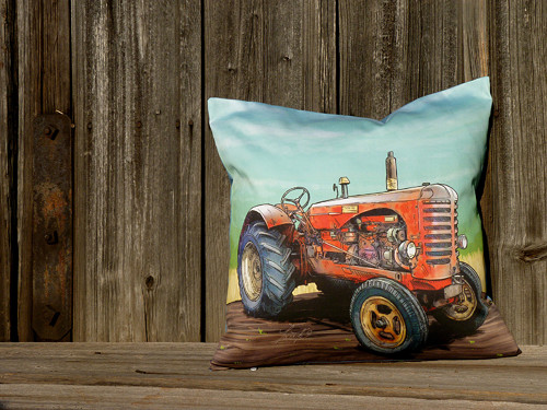 Polštářek s traktorem .. Massey-Harris