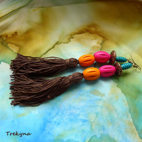 Tibetské náušnice — foto 1