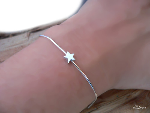 Stříbrný 925 Náramek TINY STAR hvězdička