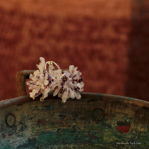 Zimní ledové náušničky — foto 1