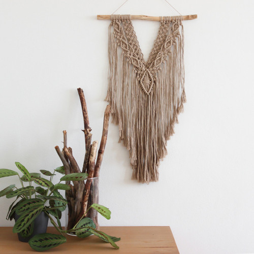 Pískové macramé větší — foto 1