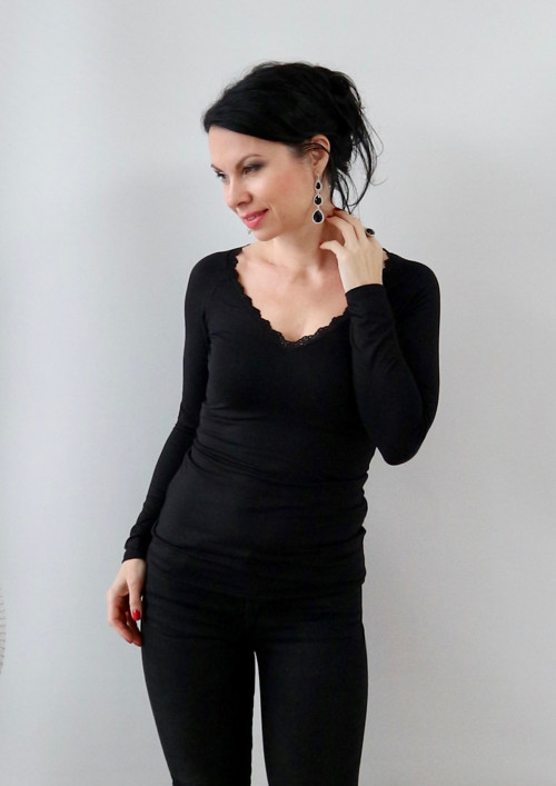 Dámské tričko černé