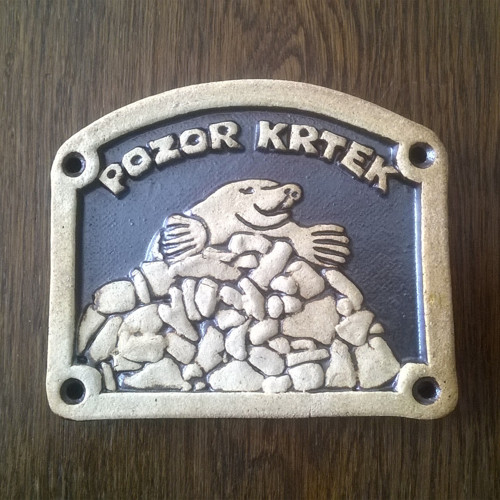 Kachlík č.81 - Pozor krtek