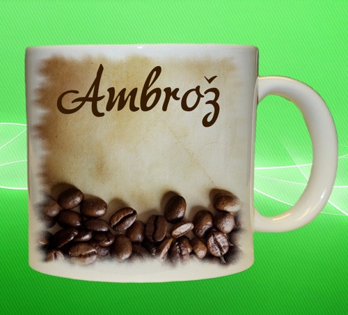 Hrnek se jménem AMBROŽ