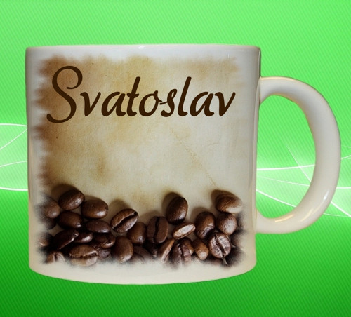 Hrnek se jménem SVATOSLAV