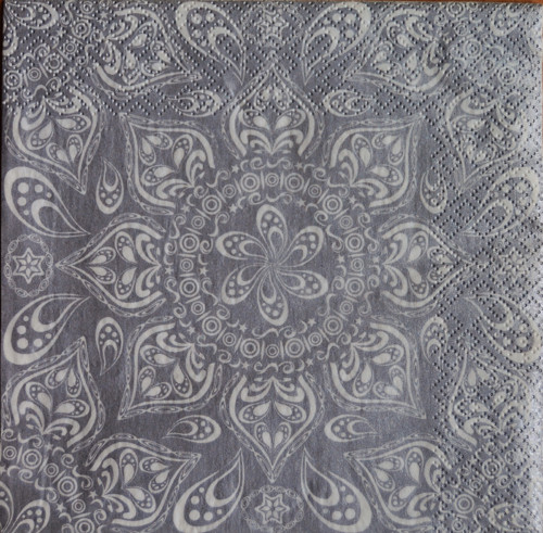Mandala stříbrná