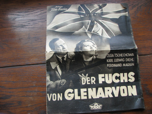 Der Fuchs von Glenarvon, filmový program