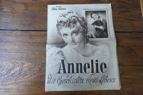 Annelie, filmový program, 1941