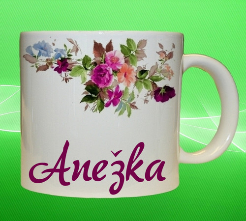 Hrnek se jménem ANEŽKA