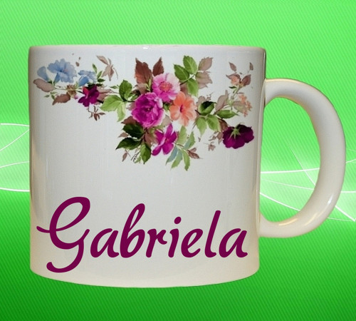 Hrnek se jménem GABRIELA