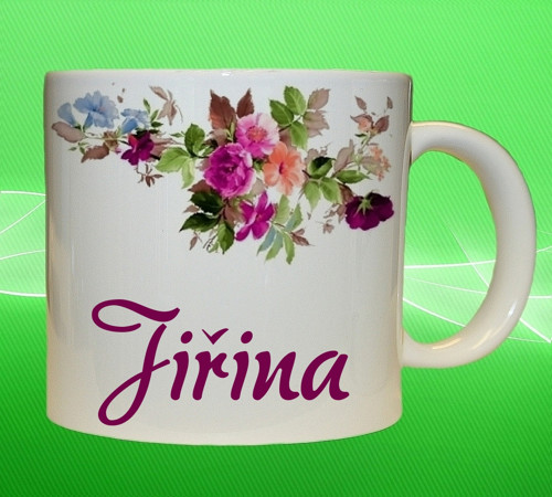 Hrnek se jménem JIŘINA