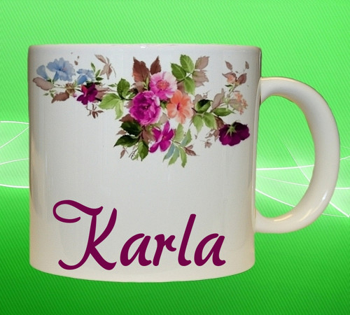 Hrnek se jménem KARLA