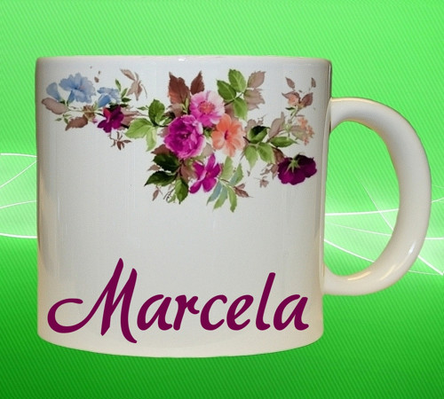 Hrnek se jménem MARCELA