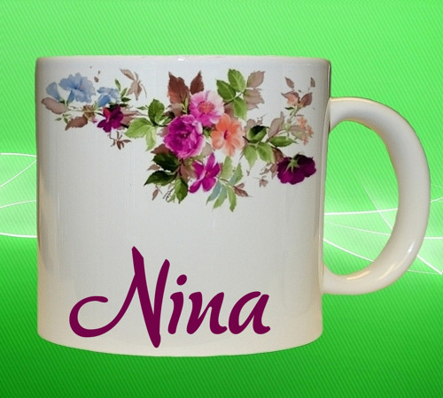 Hrnek se jménem NINA