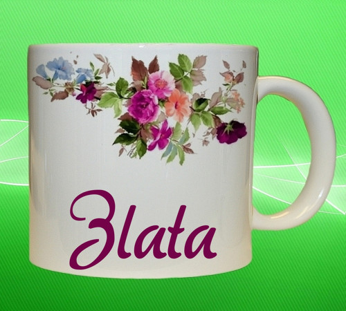 Hrnek se jménem ZLATA