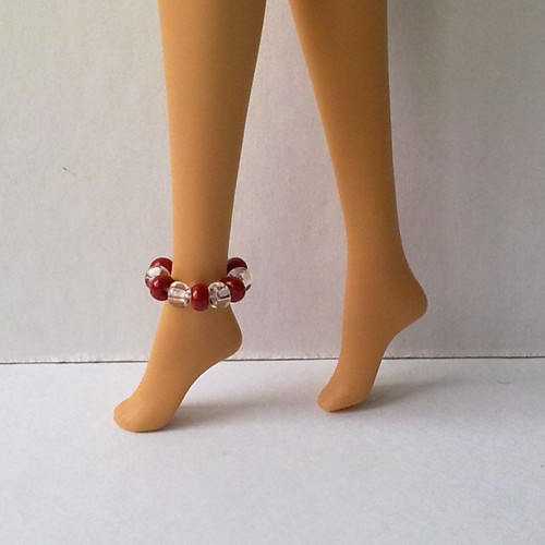 Šperky pro Barbie - náramek na nohu