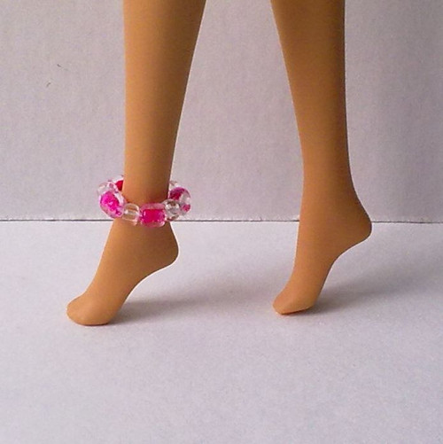 Šperky pro Barbie - náramek na nohu