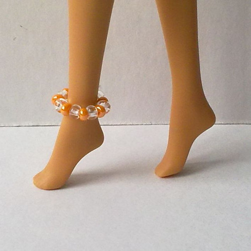 Šperky pro Barbie - náramek na nohu