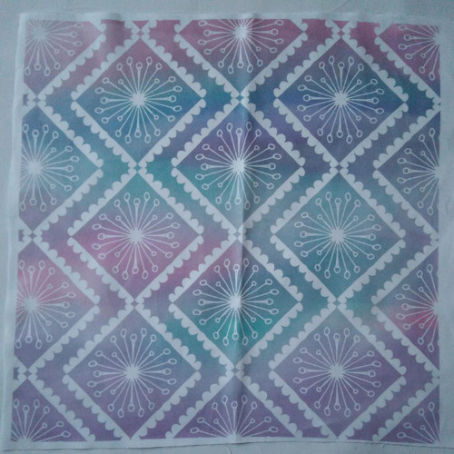 Bavlněná látka - panel 47 x 47 cm — foto 1