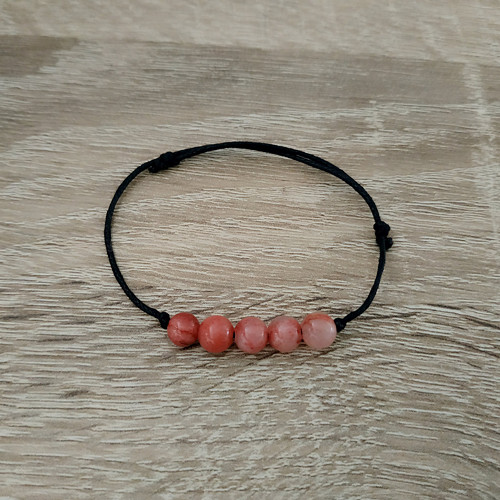 Náramek - jaspis cherry