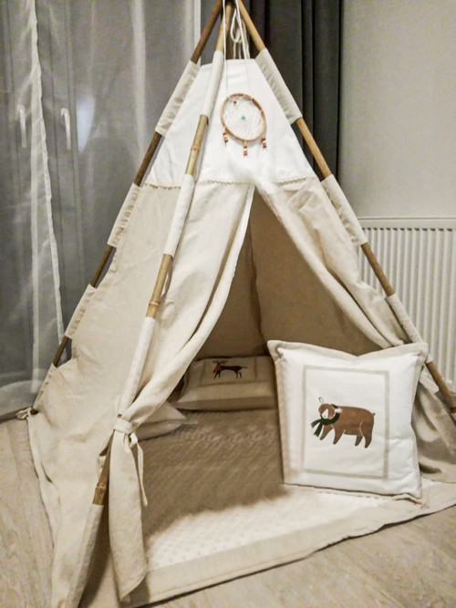 Teepee a zvířátka — foto 1