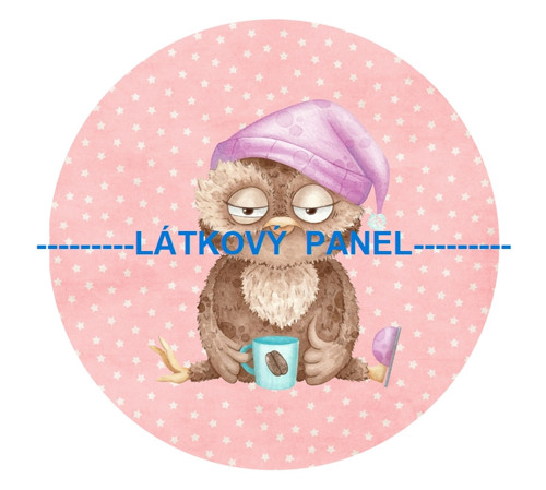 Bavlněný panel kulatý průměr 30cm — foto 1