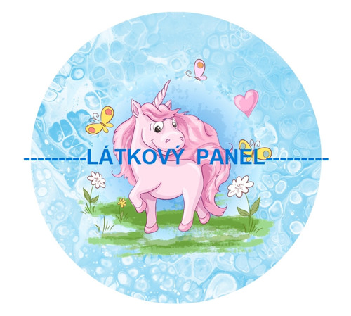 Bavlněný panel kulatý průměr 30cm