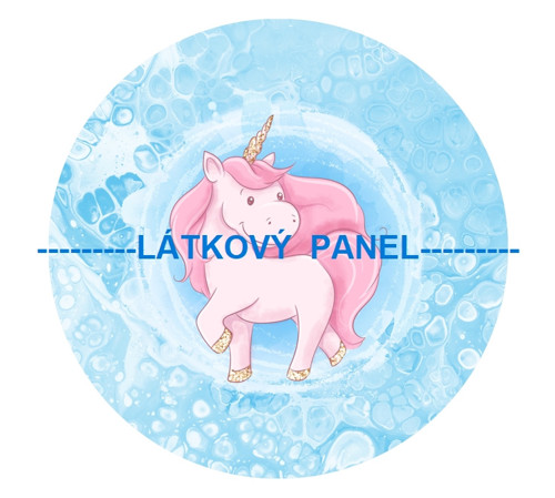 Bavlněný panel kulatý průměr 30cm