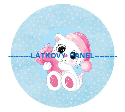 Bavlněný panel kulatý průměr 30cm — foto 1