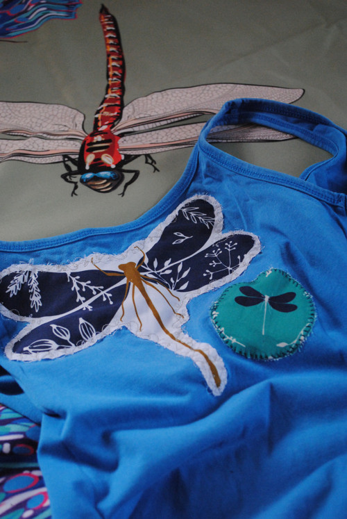 "Dragonfly", UPCYKLING tílko — foto 1