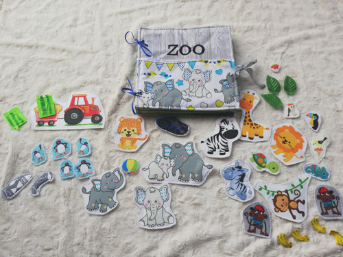 Quiet book ZOO