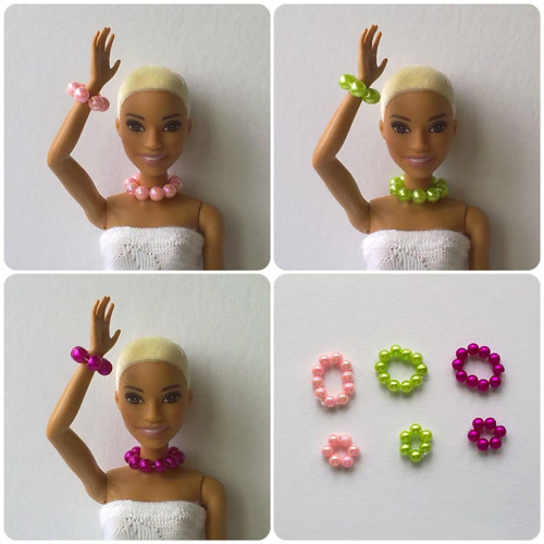 Šperky pro Barbie - náhrdelníky 3ks