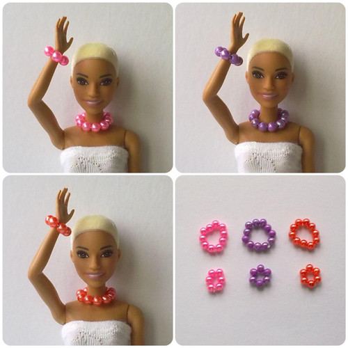Šperky pro Barbie - náhrdelníky 3ks