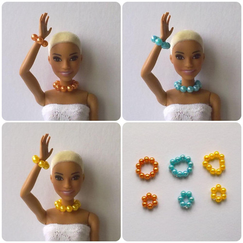 Šperky pro Barbie - náhrdelníky 3ks — foto 1