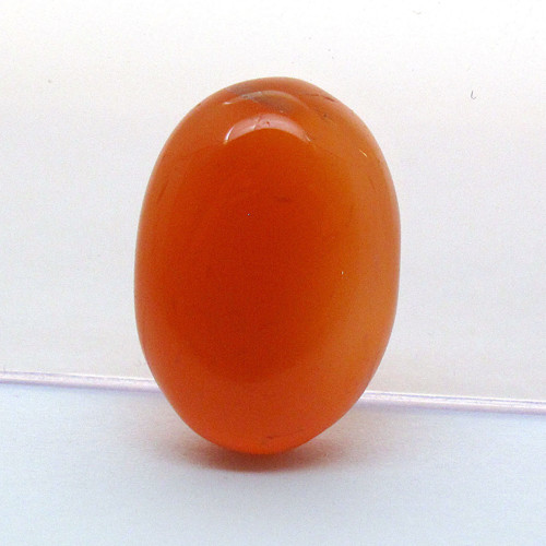Kabošon oranžový onyx ovál 16mm — foto 1