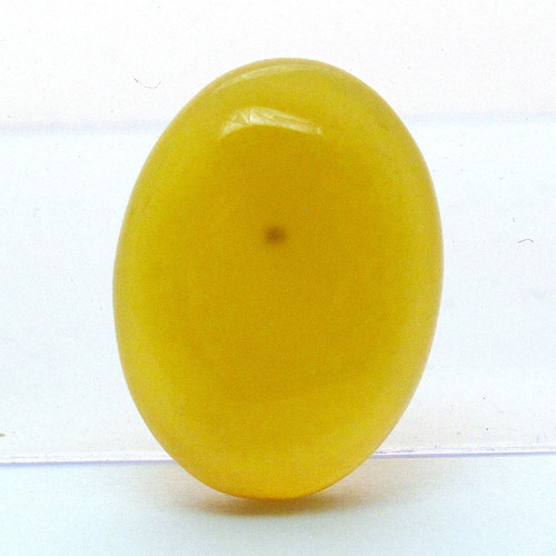 Kabošon žlutý onyx ovál 21mm