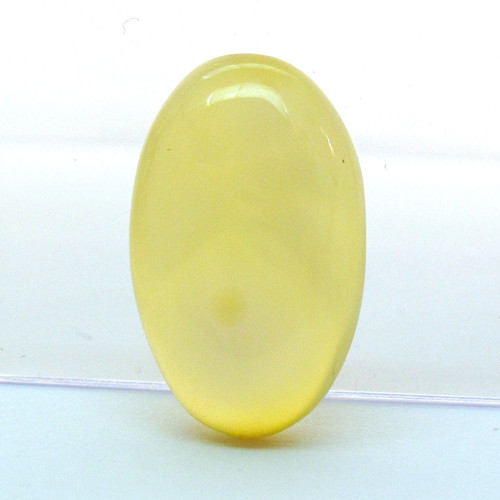Kabošon žlutý onyx ovál 21,5mm