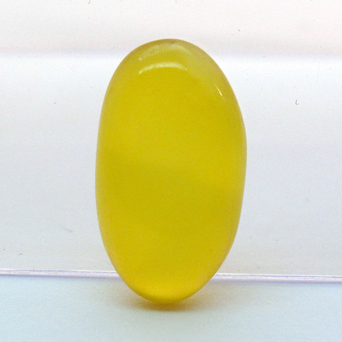 Kabošon žlutý onyx ovál 19,2mm
