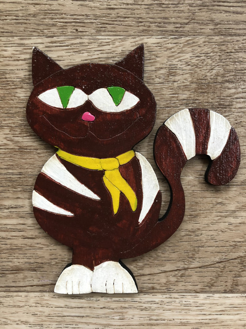 Kočka 12x10,5 cm