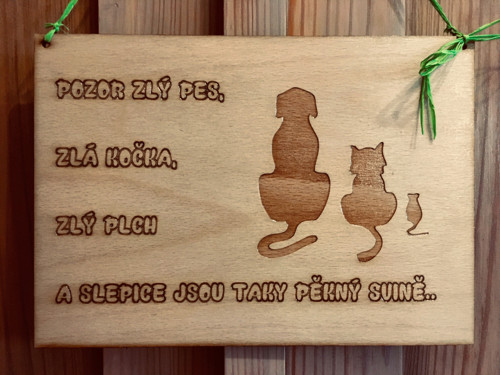 Cedulky 30x20 cm (Váš motiv)