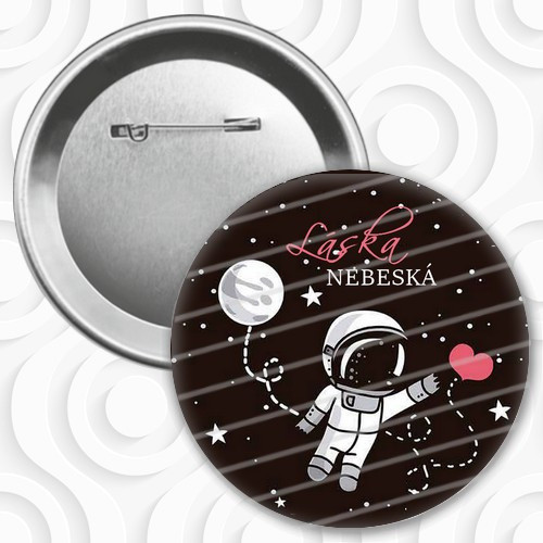 Placka/button No.127 - láska