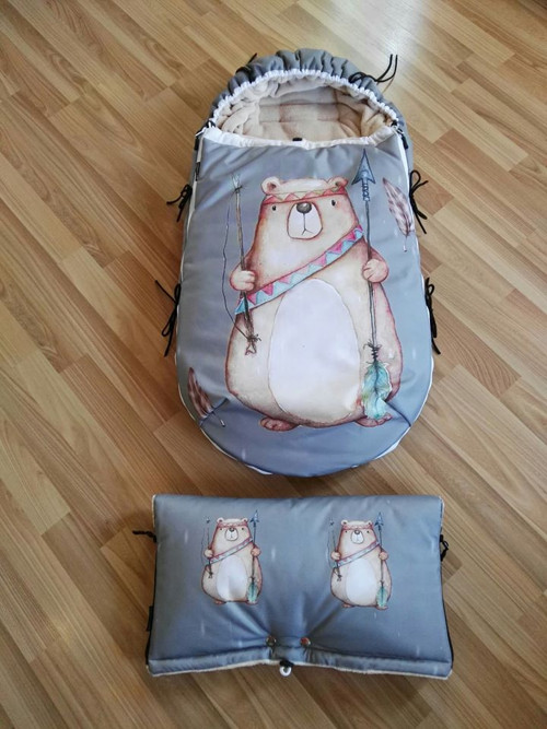 Zimní fusak do kočárku 2v1 pro miminko