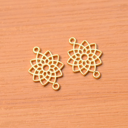 Mezidíl - zlato - 20x14mm