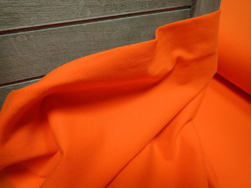 Pletenina - Jersey - Zářivá Oranžová