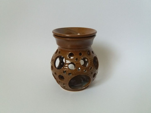 Aromalampa hnědá - "dirkovaná" — foto 1