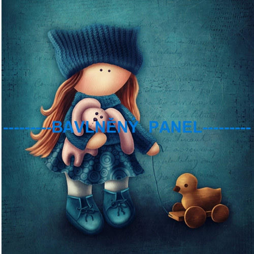 Bavlněný panel - varianty velikostí / 10 x 10cm — foto 1