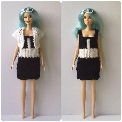 Oblečky pro Barbie - šaty, kabátek — foto 1