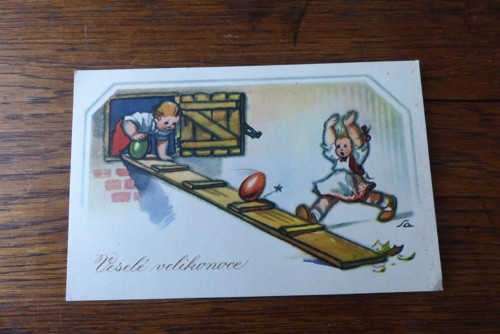 Veselé Velikonoce...pohlednice A. L. Salač