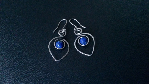 Spirálky s lapis lazuli — foto 1